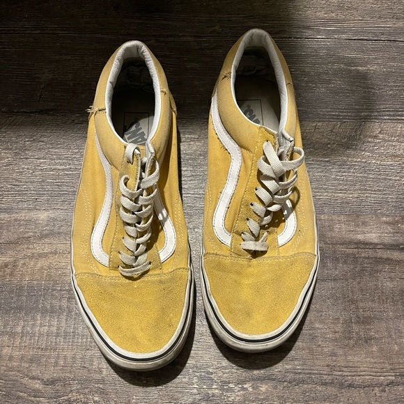 Yellow Vans Mens Size 10.5 - Picture 1 of 4
